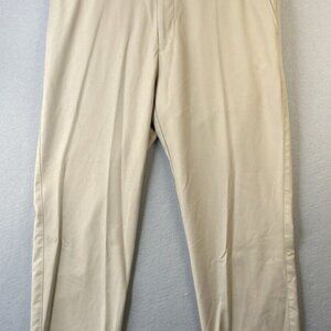 Peter Millar Durham High Drape Performance Golf Pant Men 36 x 34 Wicking Stained